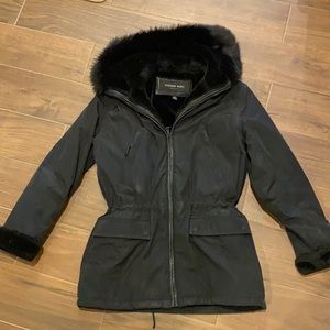 Andrew Marc hooded winter coat sz small